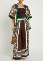 Alemais Maroc Printed Wide-leg Linen Trousers Multicoloured