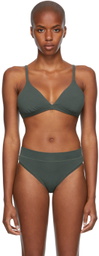 SKIMS Grey Cotton 2.0 Triangle Bralette