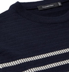 ERMENEGILDO ZEGNA - Wool and Cashmere-Blend Jacquard Sweater - Blue