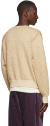 Acne Studios Beige Cotton Cardigan