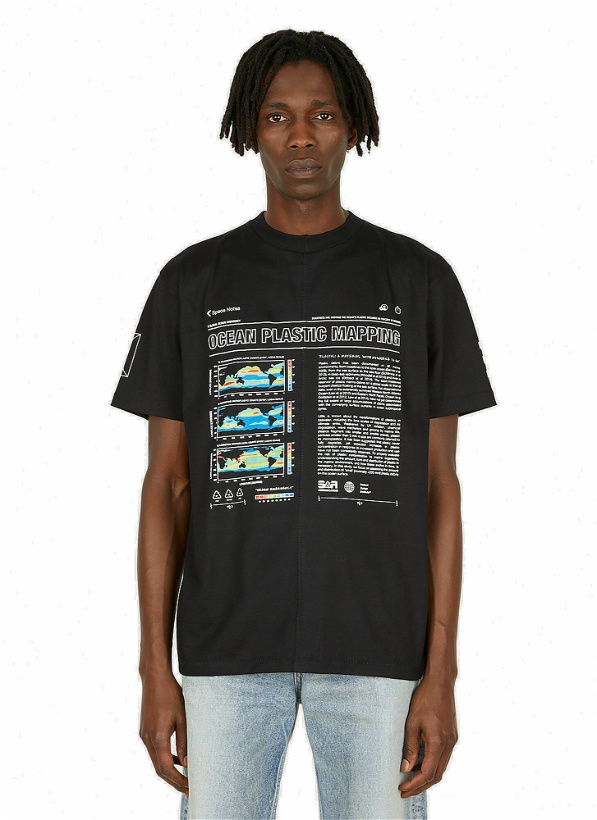 Photo: Ocean Plastic Mapping T-Shirt in Black
