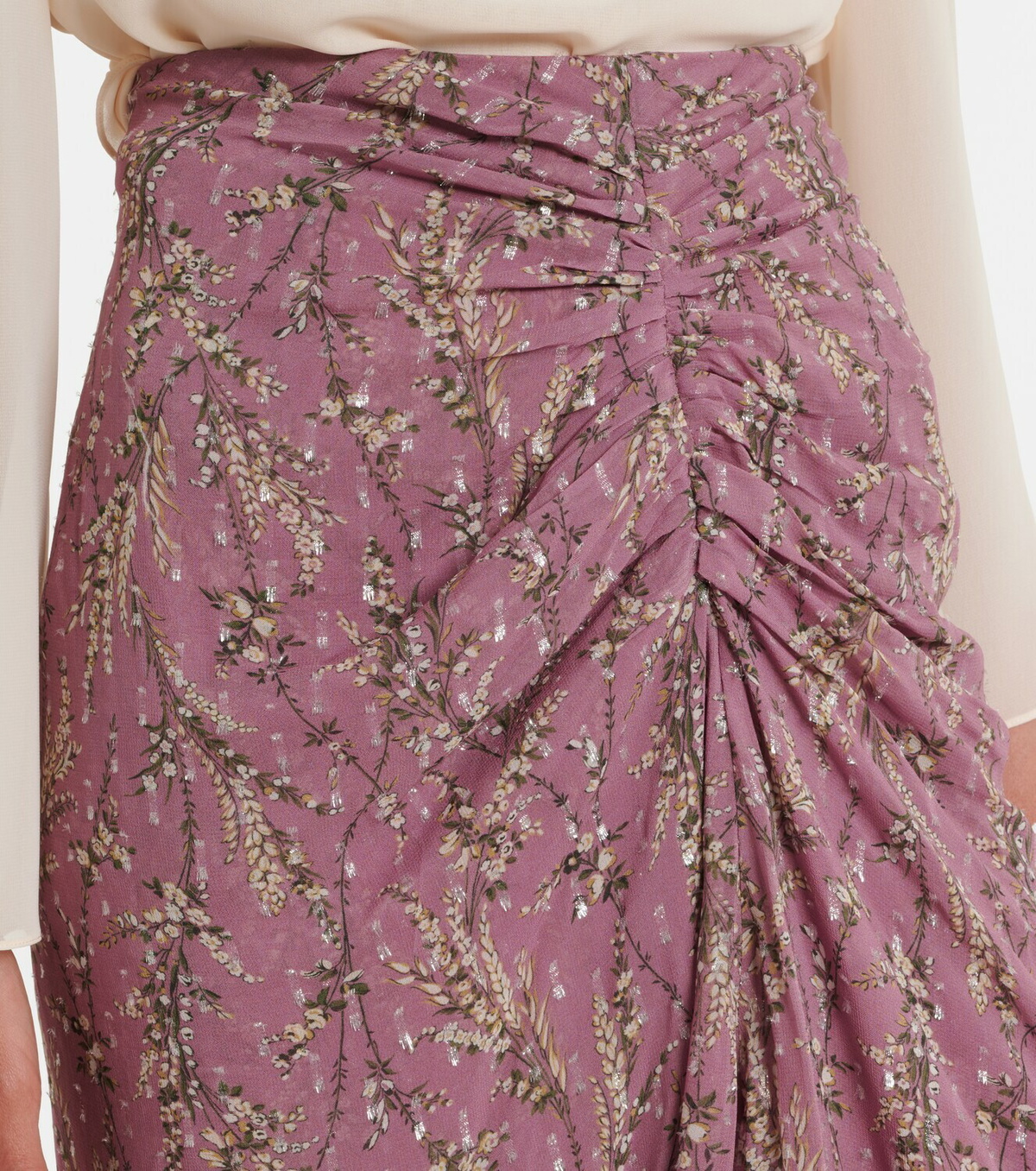 Veronica Beard Sira floral midi skirt