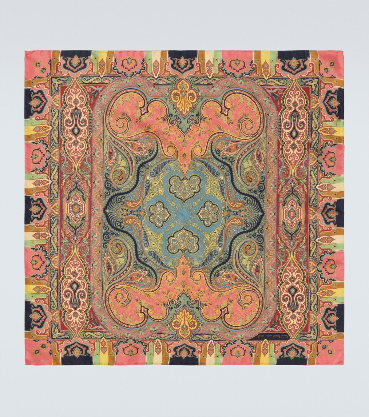 Etro Printed silk scarf