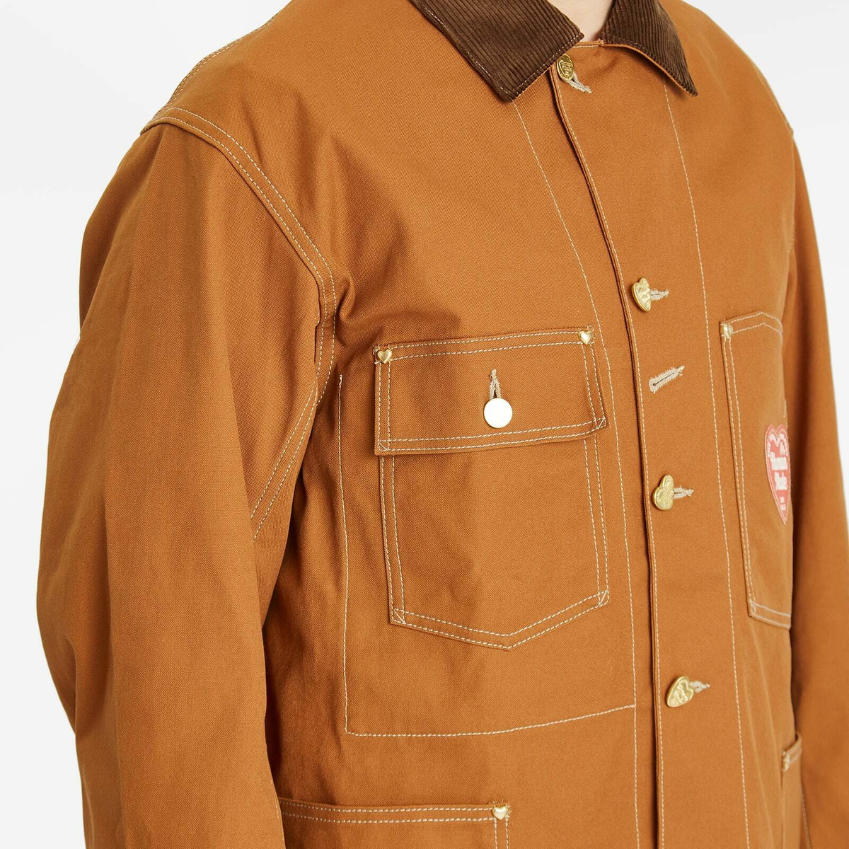 HUMAN MADE Duck カバーオール ジャケット ブラウン HUMAN MADE Duck Coverall Jacket in Brown | SVD USA
