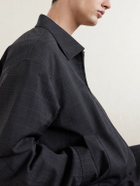 mfpen - Mail Prince of Wales Checked Wool-Twill Jacket - Gray