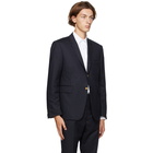 Thom Browne Navy Stripe Classic Blazer