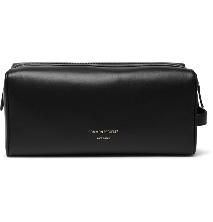 Photo: Common Projects - Leather Wash Bag - Black