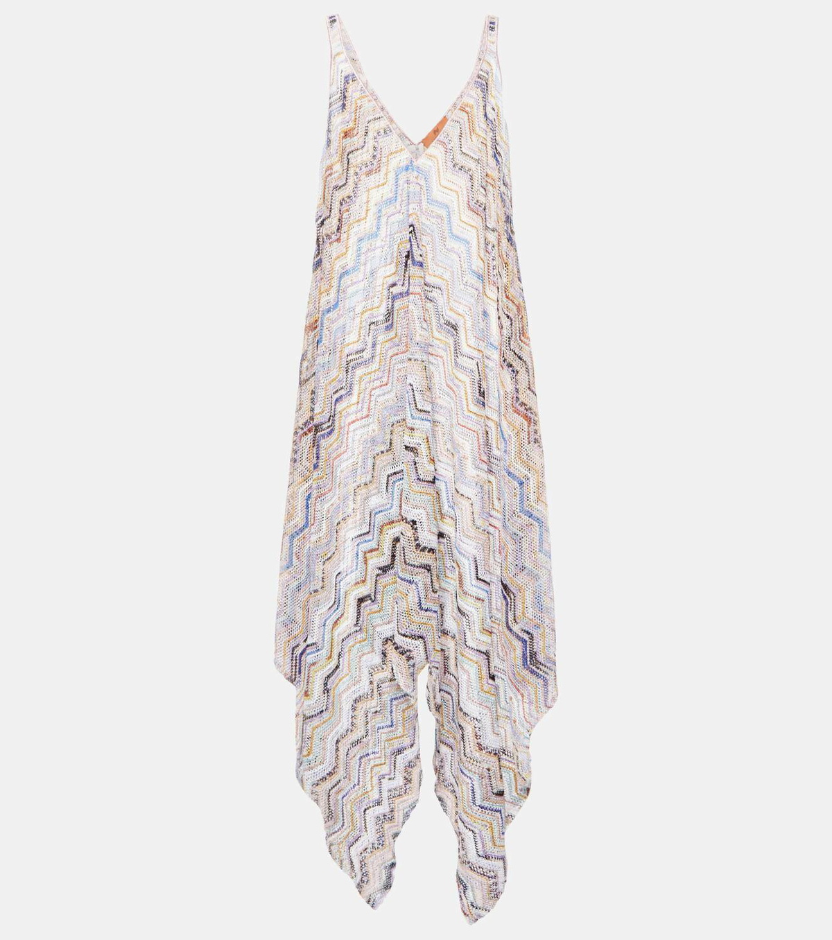 Missoni Mare Zig Zag lamé beach dress
