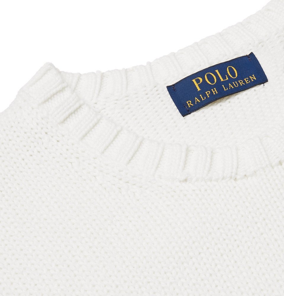 Polo Ralph Lauren - Cotton Sweater - Men - White