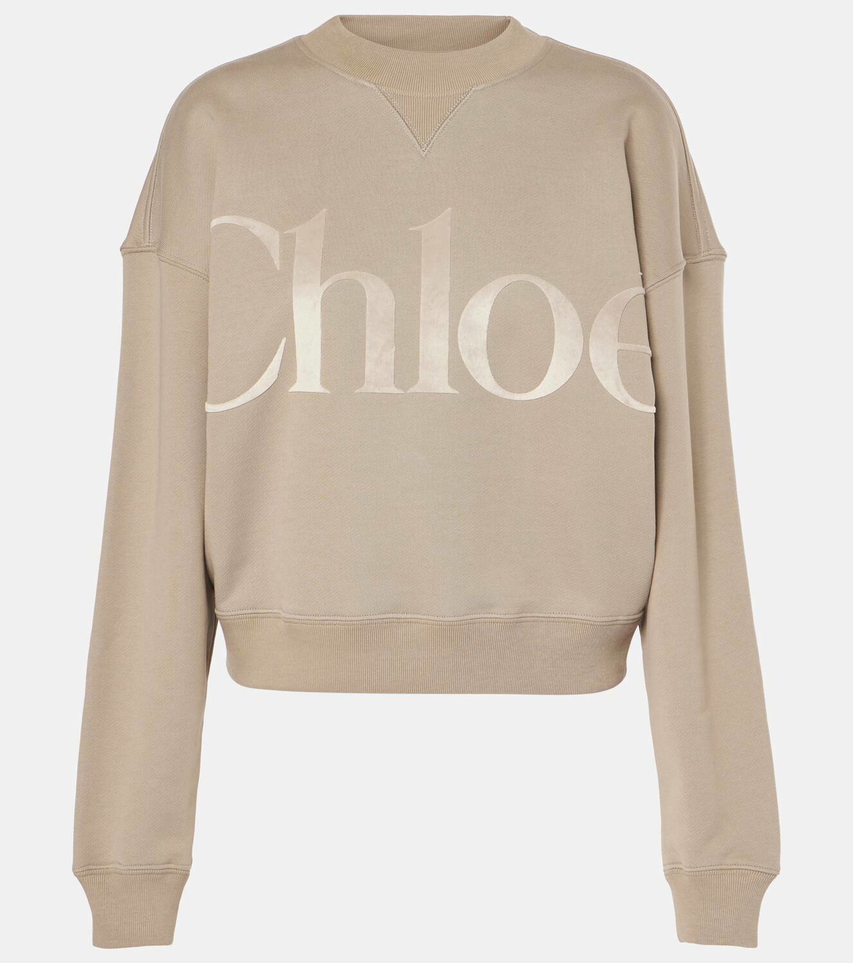 Chloé Logo cotton fleece sweatshirt Chloe