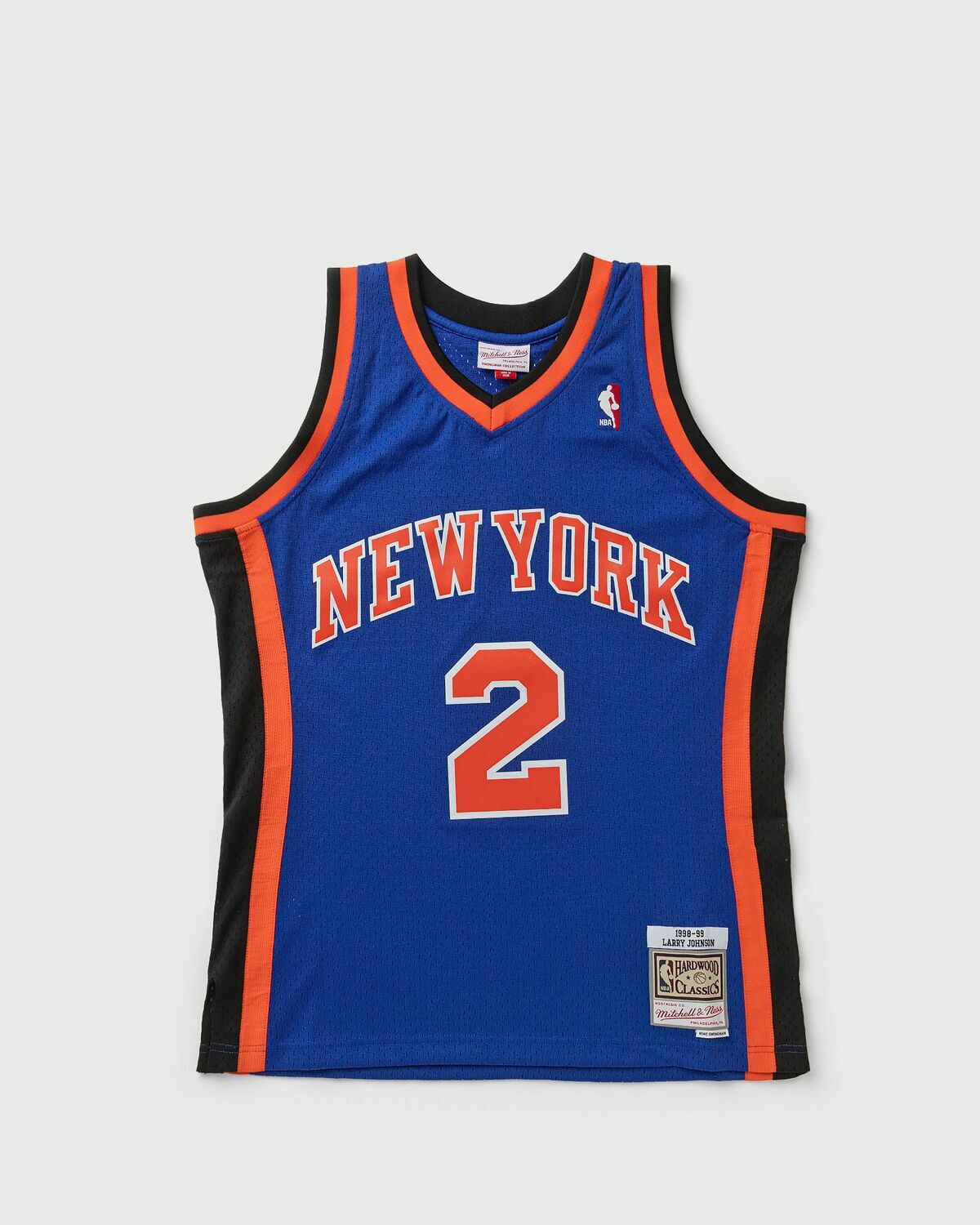 Mitchell & Ness NBA Swingman Jersey New York Knicks Road 1998-99 Larry Johnson #2 Blue Men