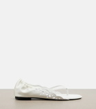 Jacquemus Satin thong sandals