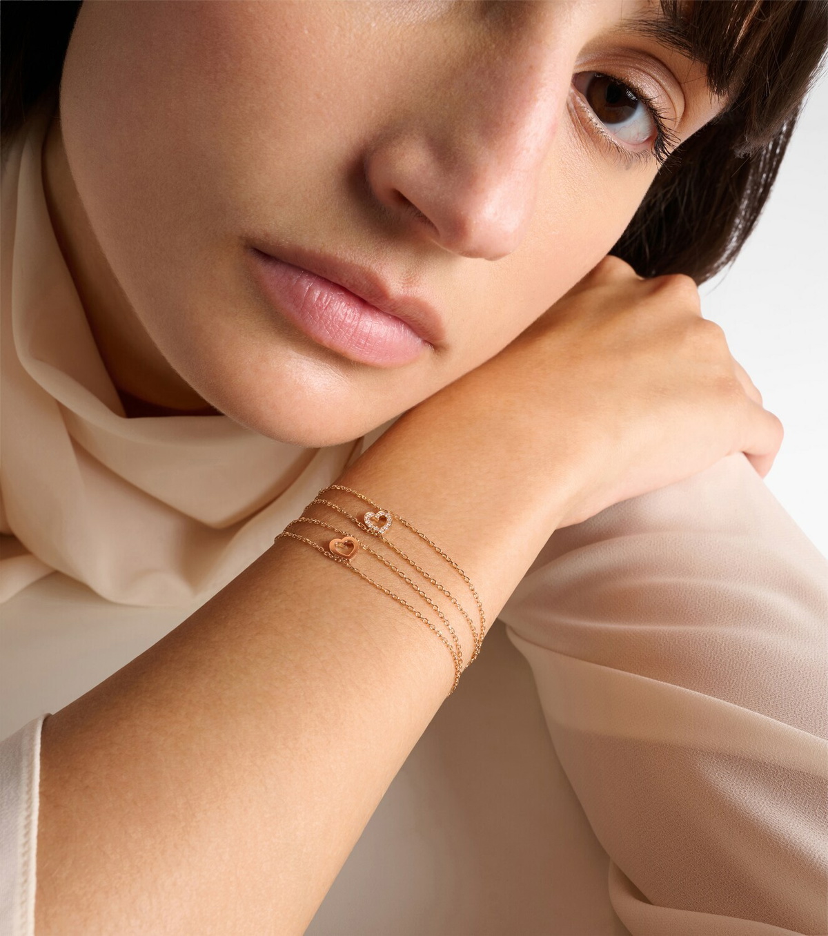 Repossi Letters 18kt rose gold bracelet