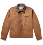 Fear of God - Suede-Trimmed Cotton-Canvas Jacket - Brown