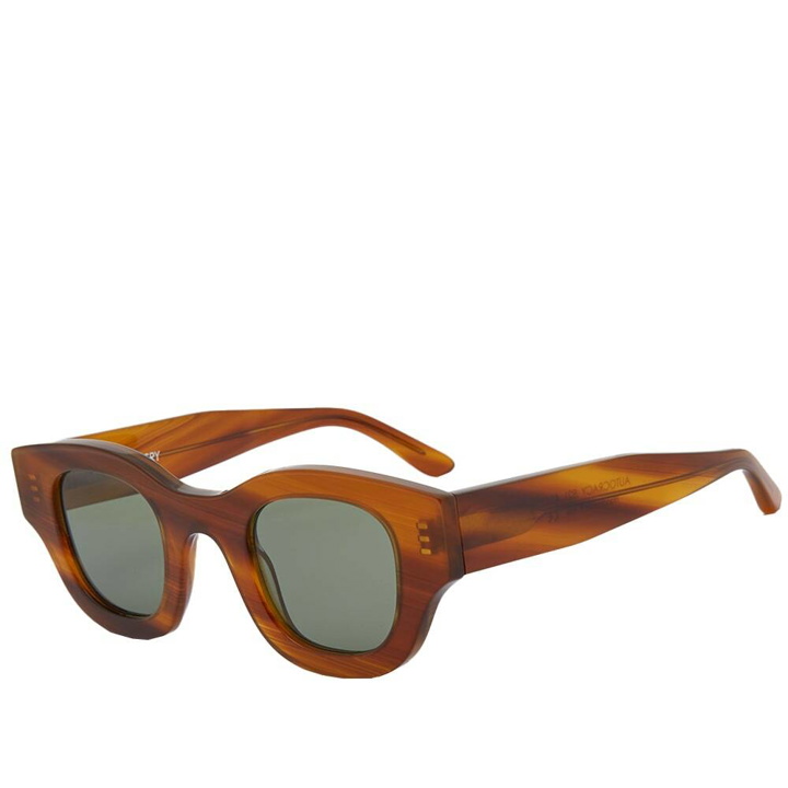 Photo: Thierry Lasry Autocracy Sunglasses in Brown Pattern/Green