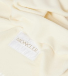 Moncler Logo virgin wool felt scarf
