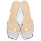 Magda Butrym Transparent and Silver Estonia Heeled Sandals