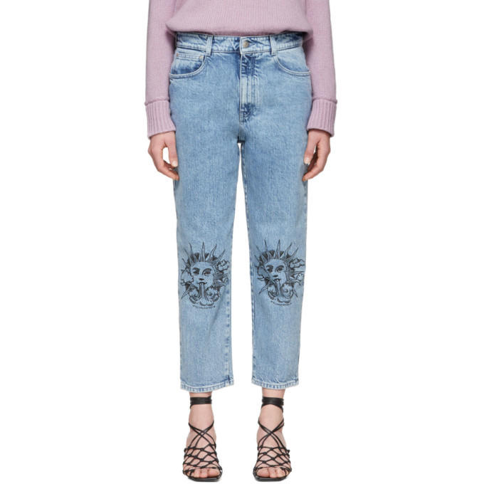 Photo: Stella McCartney Blue Sun Motif Jeans