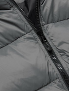 FrizmWORKS - Altavia Quilted Nylon Hooded Down Jacket - Gray