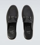 Christian Louboutin Chanme leather mules