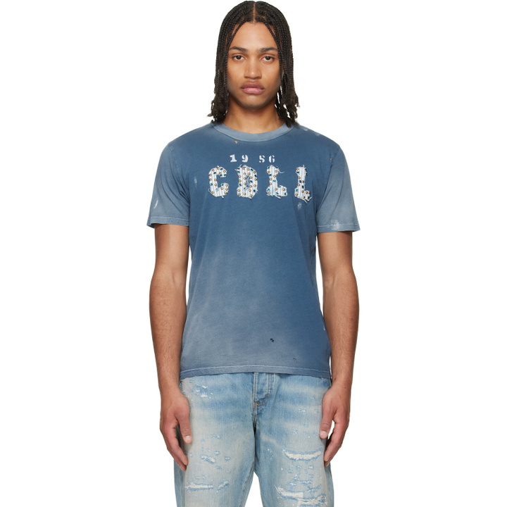 Photo: COÛT DE LA LIBERTÉ Blue Freddie Norfolk Railroad '1956 CDLL' T-shirt