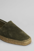 Castañer Pablo T-186 Espadrilles In Green Suede