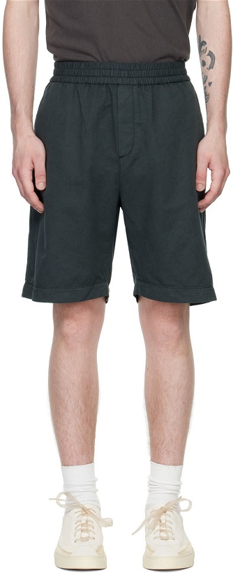 Photo: Sunspel Gray Drawstring Shorts