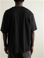 Acne Studios - Exford Logo-Appliquéd Cotton-Jersey T-Shirt - Black