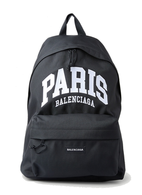 Photo: Paris Logo Explorer Backpack in Black