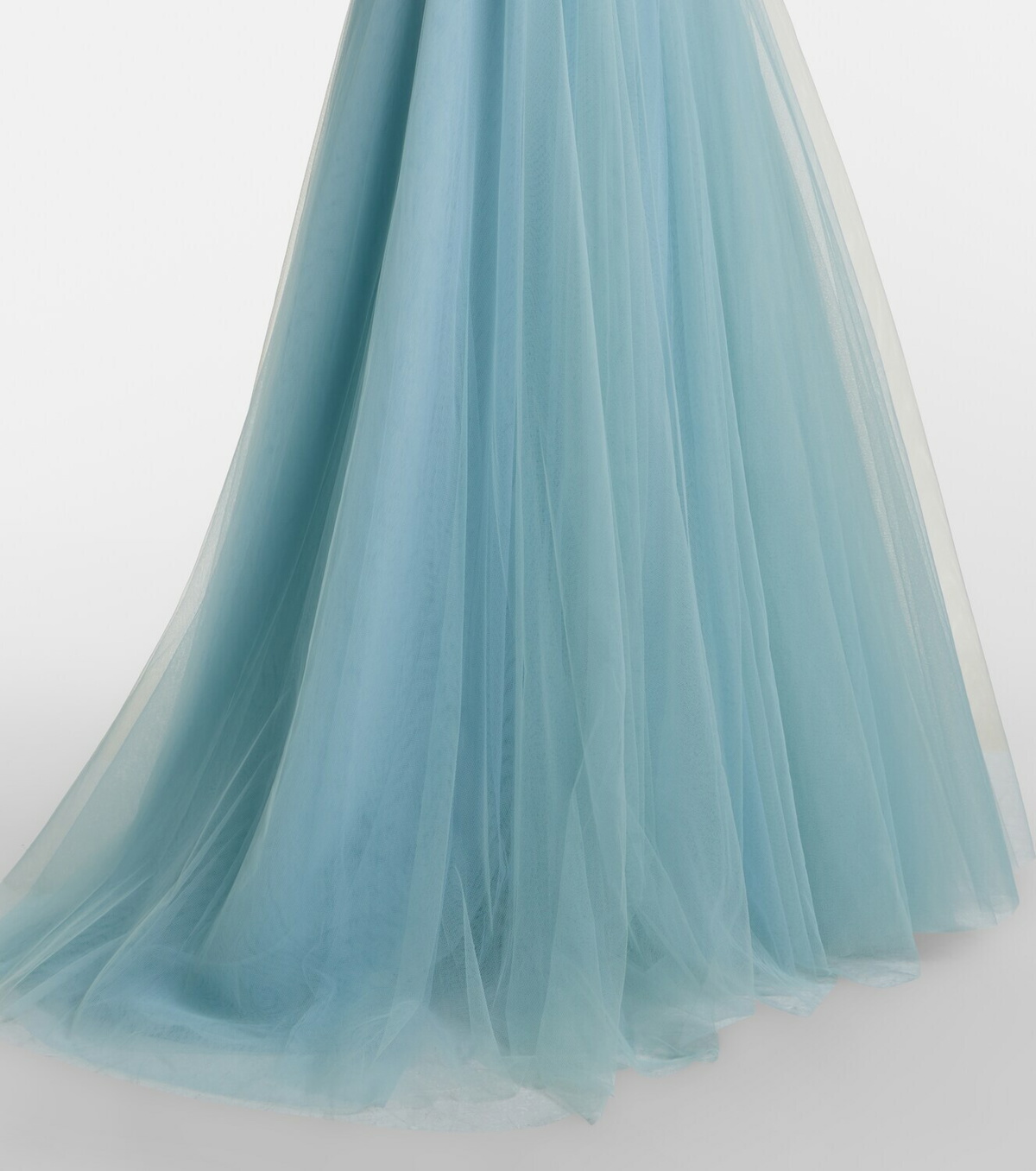 Costarellos Vivienne embellished tulle gown