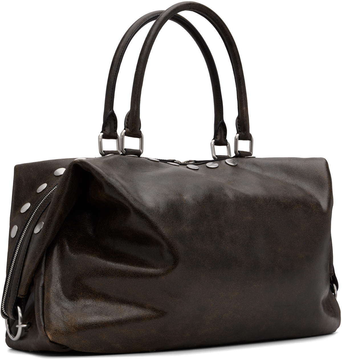 MARGESHERWOOD Brown Dumpling Stud Bag