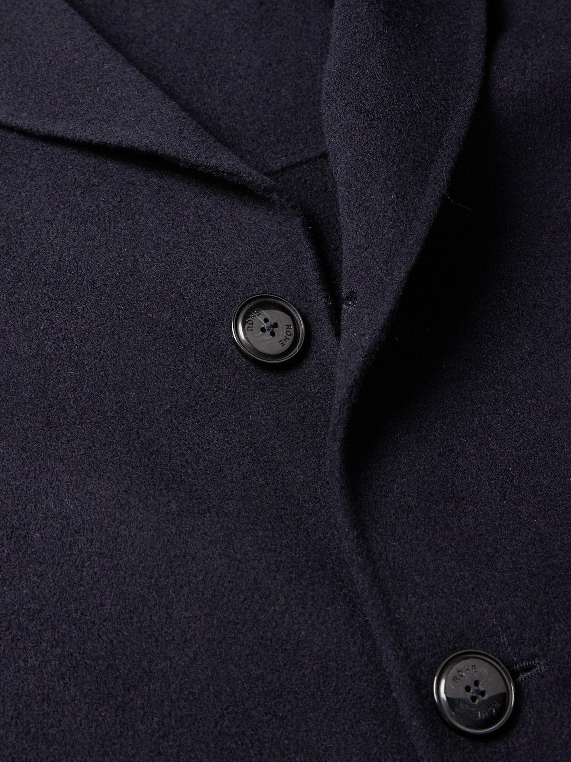 RÓHE - Wool Overcoat - Blue