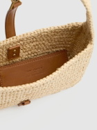 SAINT LAURENT - Mini Le 5 À 7 Raffia Hobo Bag