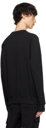 Balmain Black Printed Sweatshirt