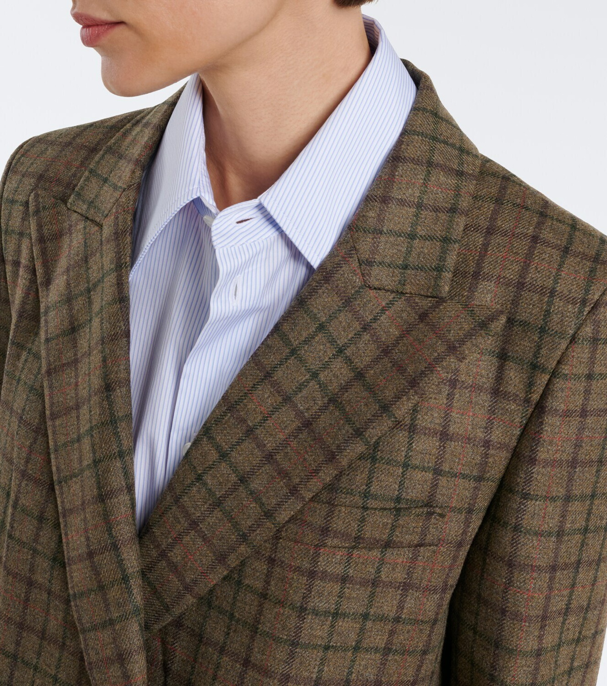 Blazé Milano Everyday checked wool and cashmere blazer
