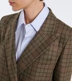 Blazé Milano Everyday checked wool and cashmere blazer