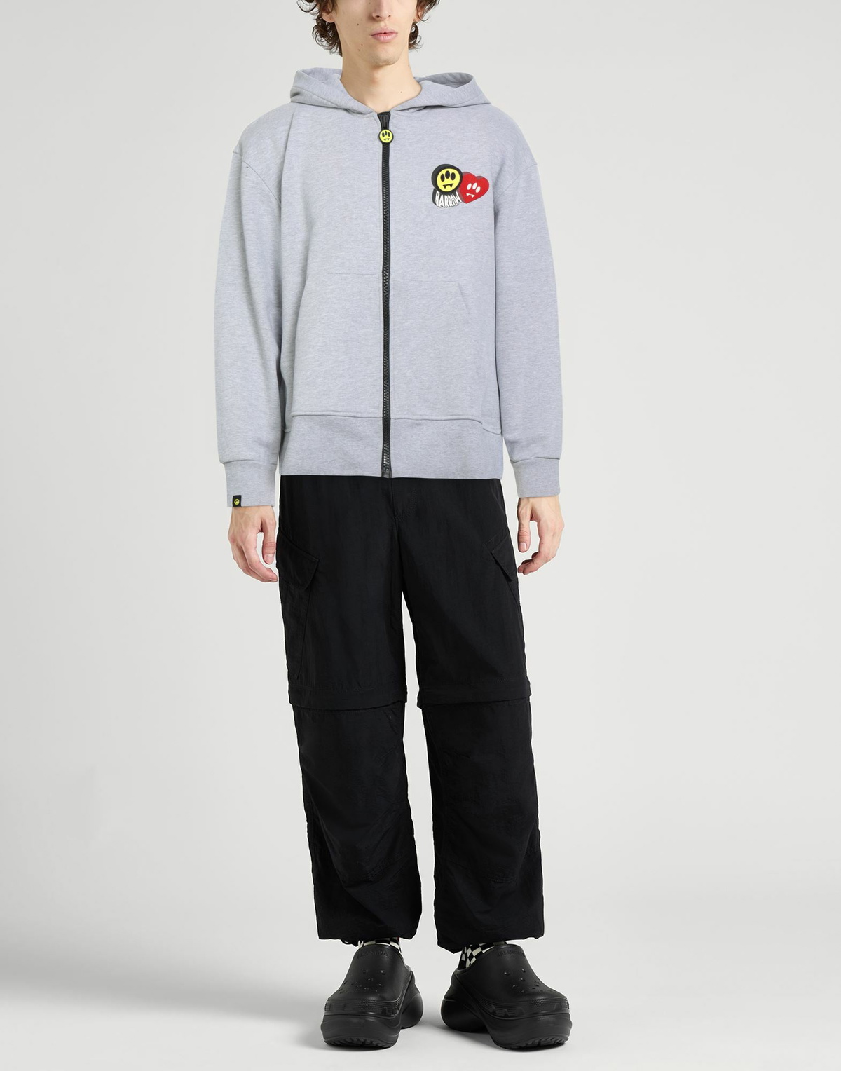 Barrow Mens Sweatshirt Light in Grey