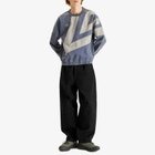 Umbro Washed Diamond Drill Top in Blue Mirage