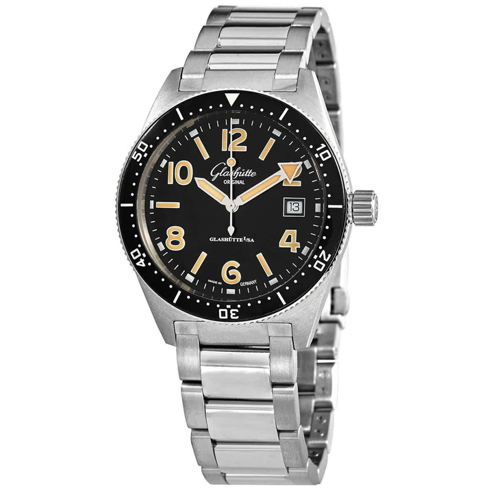 Photo: Glashutte Original SeaQ Automatic Black Dial Mens Watch 1-39-11-06-80-70