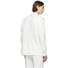 Givenchy White Twill Blazer