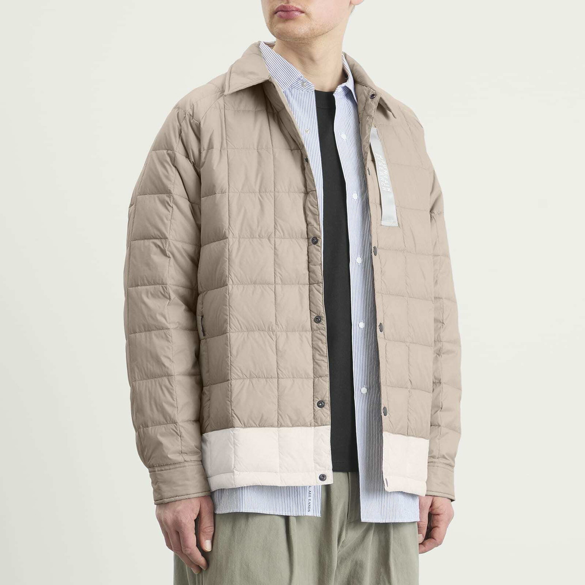 Taion Men's x Mountain Research Down Coach Jacket in Grey