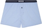 BOSS Three-Pack Blue Boxers