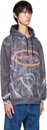 Saintwoods Gray Embroidered Hoodie