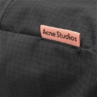 Acne Studios Men's Post Ripstop Suede Backpack in Black