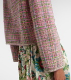 Etro Checked cotton-blend tweed jacket
