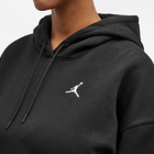 Air Jordan Women's Brooklyn Fleece Hoodie in Black