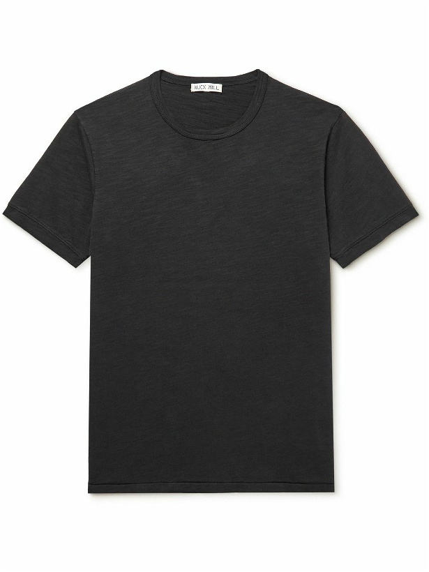 Photo: Alex Mill - Standard Slim-Fit Slub Cotton-Jersey T-Shirt - Black