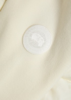 Canada Goose Hybridge Hooded Shell and Wool-blend Jacket White