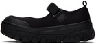 AMOMENTO Black Strap Mary Jane Slippers