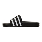 adidas Originals Black and White Adilette Sandals